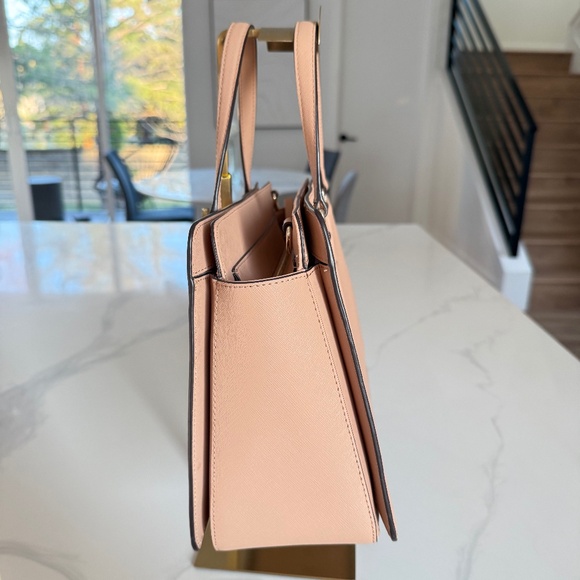 Kate Spade Laurel Way Reece Satchel in Dusty Peony - Picture 6 of 13